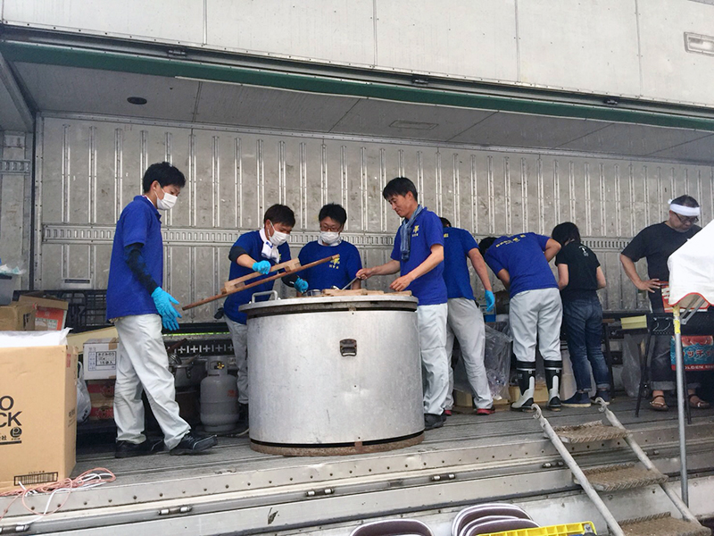 熊本地震 被災地 炊き出しボランティア活動
